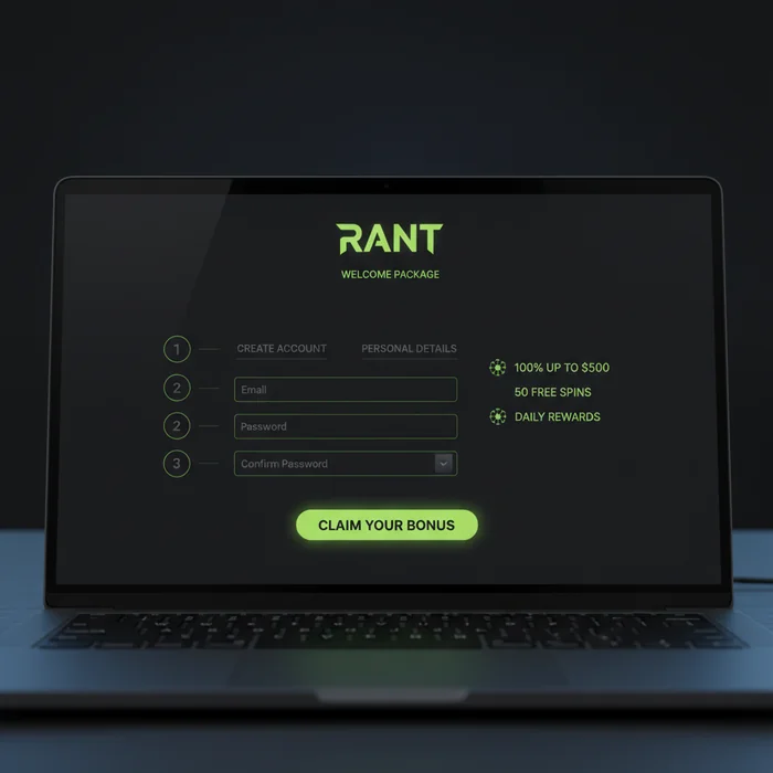 RANT Casino Signup